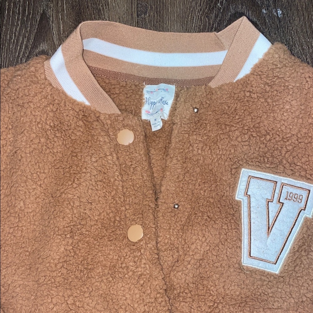 Tan Teddy Jacket - Picture 2 of 4